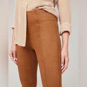 SPANX Faux Suede Leggings Caramel Size 2X